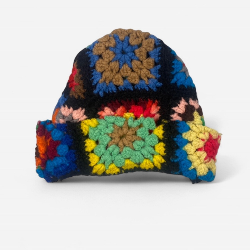 Kid’s Crochet Multicolor Beanie